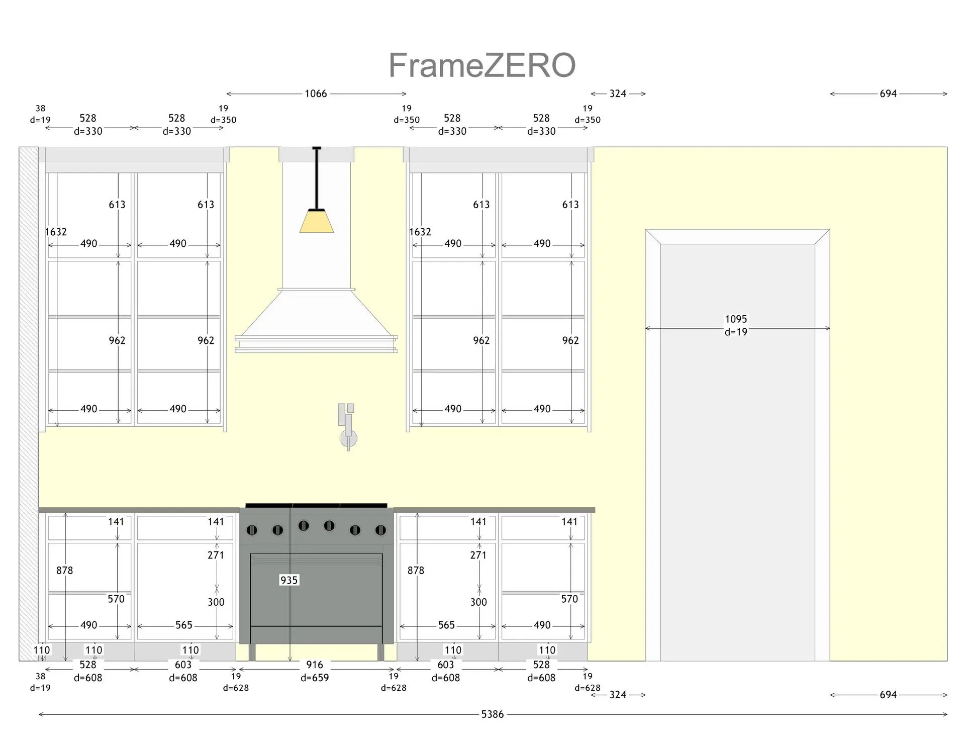 Elevation-FrameZERO-Dimensions